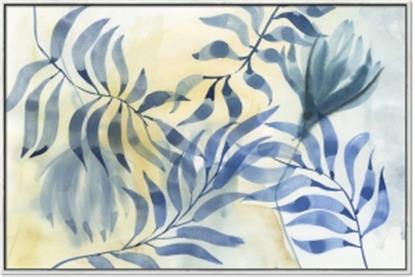Picture of Indigo Palm Leaves I