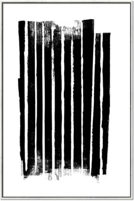 Picture of Gold & Black Lines III