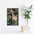 Picture of Giraffe In The Jungle _GroupedProduct_Rectangle_Portrait_Canvas_Framed_