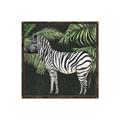 Picture of Zebra In The Jungle _GroupedProduct_Square_Canvas_Framed_