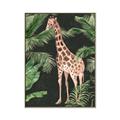 Picture of Giraffe In The Jungle _GroupedProduct_Rectangle_Portrait_Canvas_Framed_
