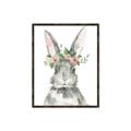 Picture of Floral Bunny _GroupedProduct_Rectangle_Portrait_Canvas_Framed_