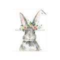 Picture of Floral Bunny _GroupedProduct_Rectangle_Portrait_Unframed_Print_Only_