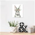 Picture of Floral Bunny _GroupedProduct_Rectangle_Portrait_Canvas_