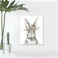 Picture of Floral Bunny _GroupedProduct_Rectangle_Portrait_Unframed_Print_Only_