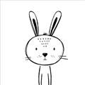 Picture of Sketch Animal  VII _GroupedProduct_Square_Unframed_Print_Only_