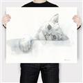 Picture of Cute cat _GroupedProduct_Rectangle_Landscape_Canvas_