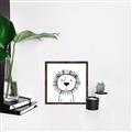 Picture of Sketch Animal  I _GroupedProduct_Square_Canvas_Framed_