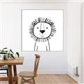 Picture of Sketch Animal  I _GroupedProduct_Square_Canvas_Framed_