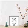 Picture of Sketch Animal  II  _GroupedProduct_Square_Canvas_Framed_