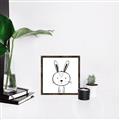 Picture of Sketch Animal  VII _GroupedProduct_Square_Canvas_Framed_