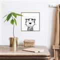 Picture of Sketch Animal  III _GroupedProduct_Square_Canvas_Framed_