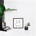Picture of Sketch Animal  IV _GroupedProduct_Square_Canvas_Framed_