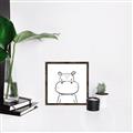 Picture of Sketch Animal  IV _GroupedProduct_Square_Canvas_Framed_