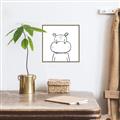 Picture of Sketch Animal  IV _GroupedProduct_Square_Canvas_Framed_