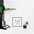 Picture of Sketch Animal V _GroupedProduct_Square_Canvas_Framed_