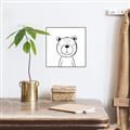 Picture of Sketch Animal V _GroupedProduct_Square_Canvas_Framed_