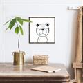 Picture of Sketch Animal V _GroupedProduct_Square_Canvas_Framed_