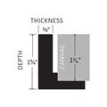 Picture of Sketch Animal  I _GroupedProduct_Square_Canvas_Framed_