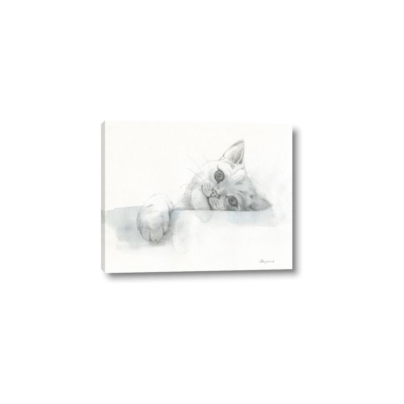 Picture of Cute cat _GroupedProduct_Rectangle_Landscape_Canvas_