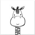 Picture of Sketch Animal  II  _GroupedProduct_Square_Canvas_