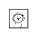 Picture of Sketch Animal  I _GroupedProduct_Square_Canvas_Framed_