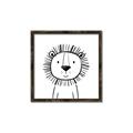 Picture of Sketch Animal  I _GroupedProduct_Square_Canvas_Framed_
