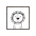Picture of Sketch Animal  I _GroupedProduct_Square_Canvas_Framed_