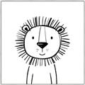 Picture of Sketch Animal  I _GroupedProduct_Square_Canvas_Framed_