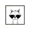 Picture of Sketch Animal  VIII _GroupedProduct_Square_Canvas_Framed_