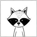 Picture of Sketch Animal  VIII _GroupedProduct_Square_Canvas_Framed_