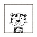 Picture of Sketch Animal  III _GroupedProduct_Square_Canvas_Framed_
