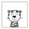Picture of Sketch Animal  III _GroupedProduct_Square_Canvas_Framed_
