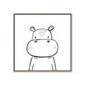 Picture of Sketch Animal  IV _GroupedProduct_Square_Canvas_Framed_