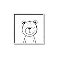 Picture of Sketch Animal V _GroupedProduct_Square_Canvas_Framed_