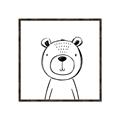 Picture of Sketch Animal V _GroupedProduct_Square_Canvas_Framed_