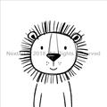 Picture of Sketch Animal  I _GroupedProduct_Square_Unframed_Print_Only_