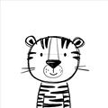 Picture of Sketch Animal  III _GroupedProduct_Square_Unframed_Print_Only_