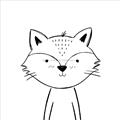 Picture of Sketch Aminal VI _GroupedProduct_Square_Unframed_Print_Only_