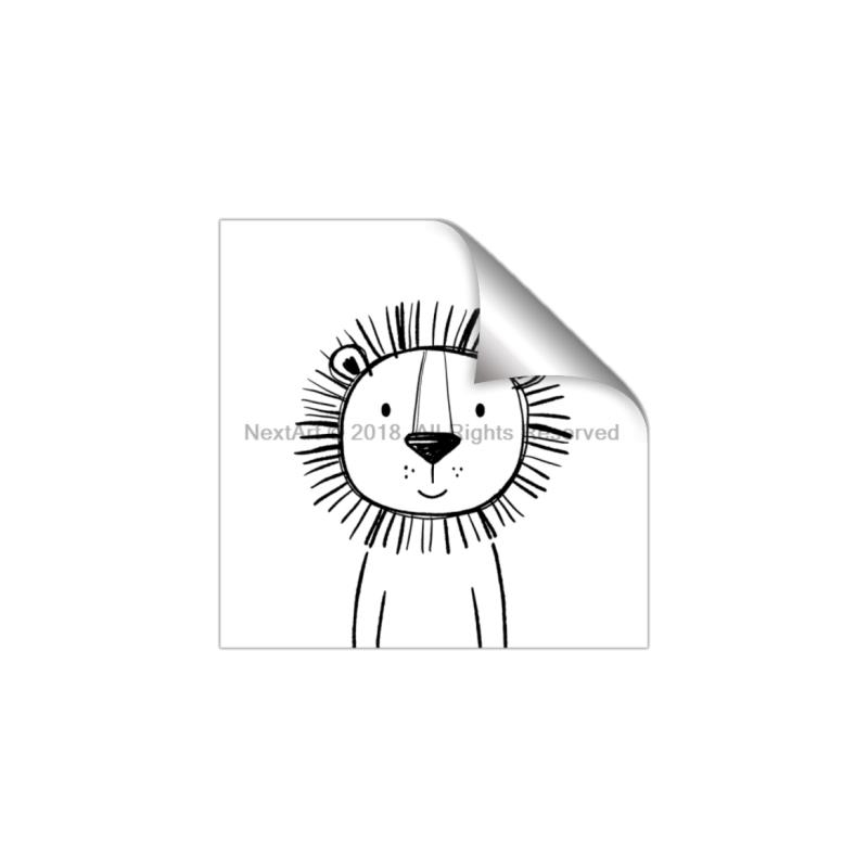 Picture of Sketch Animal  I _GroupedProduct_Square_Unframed_Print_Only_