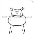 Picture of Sketch Animal  IV _GroupedProduct_Square_Unframed_Print_Only_