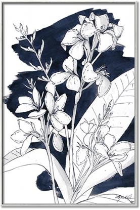 Picture of Blue & White Flower I 