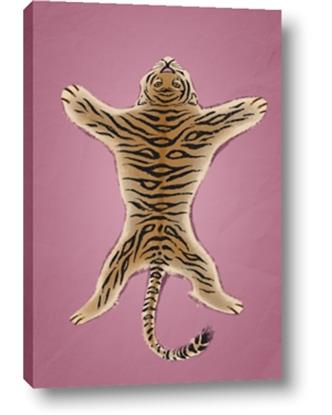 Picture of Tiger on Pink