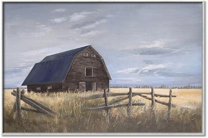 Picture of Wooden Barn in Field
