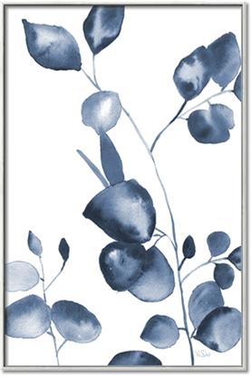 Picture of Blue Water Colour Leaves