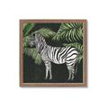 Picture of Zebra In The Jungle _GroupedProduct_Square_Framed_Matted_