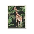 Picture of Giraffe In The Jungle _GroupedProduct_Rectangle_Portrait_Framed_Matted_
