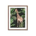 Picture of Giraffe In The Jungle _GroupedProduct_Rectangle_Portrait_Framed_Matted_