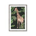 Picture of Giraffe In The Jungle _GroupedProduct_Rectangle_Portrait_Framed_Matted_