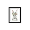Picture of Floral Bunny _GroupedProduct_Rectangle_Portrait_Framed_Matted_